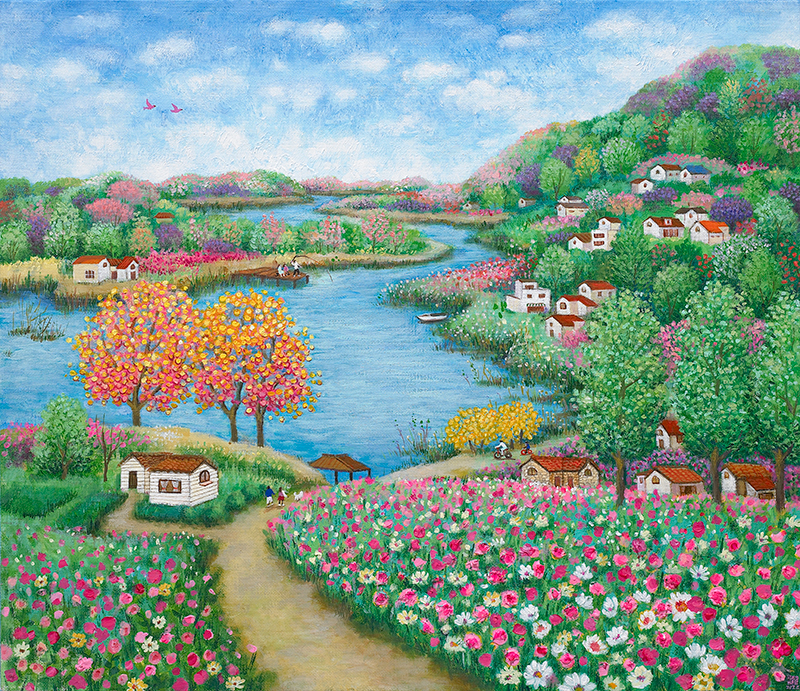 황윤하 - 꽃 피는 강변 마을