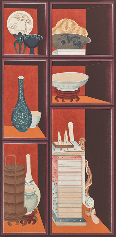 남윤희 - 책가도 8폭 4