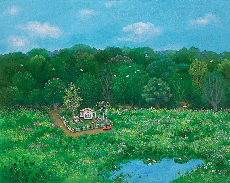 황윤하 - 긴 산책로가 있는 집