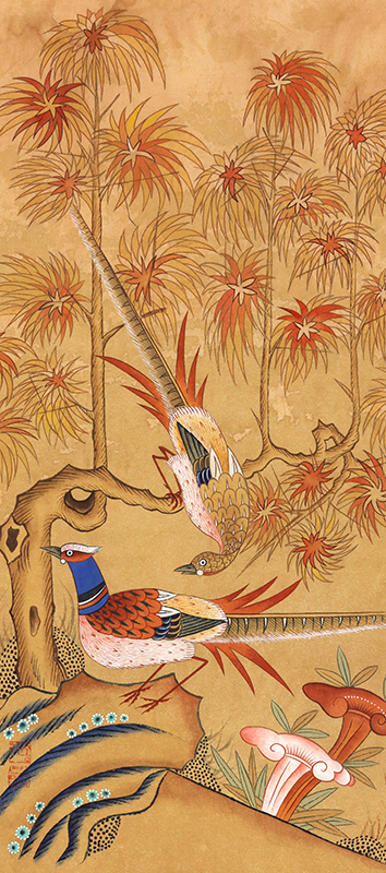 남윤희 - 화훼 영모도 (꿩)