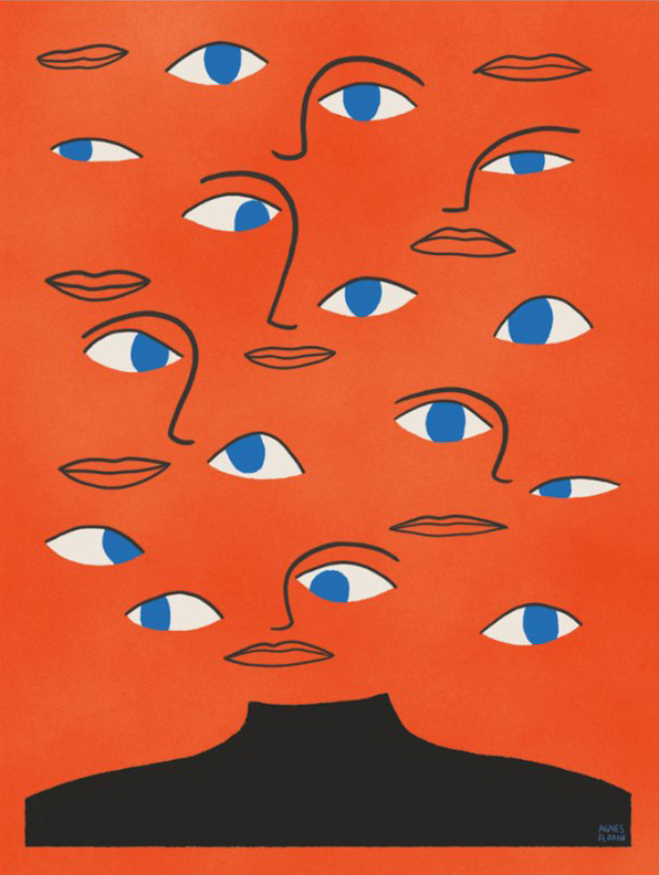 아그네스 플로린 - Vase of Faces