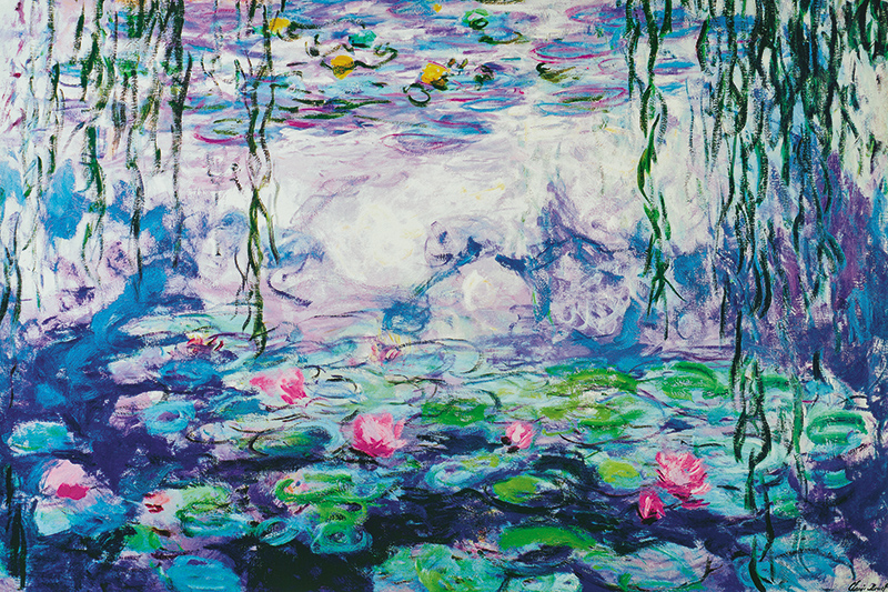 클로드 모네 - Waterlilies and Willow Branches