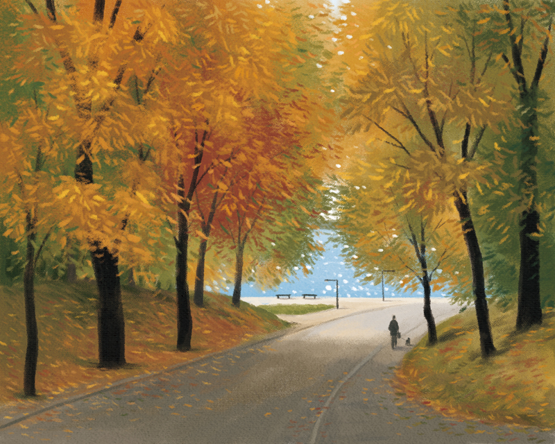 프롬메이 박지영 작가 - 가을 길