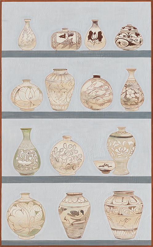 이경주 - 분청 책거리 (벽화) I