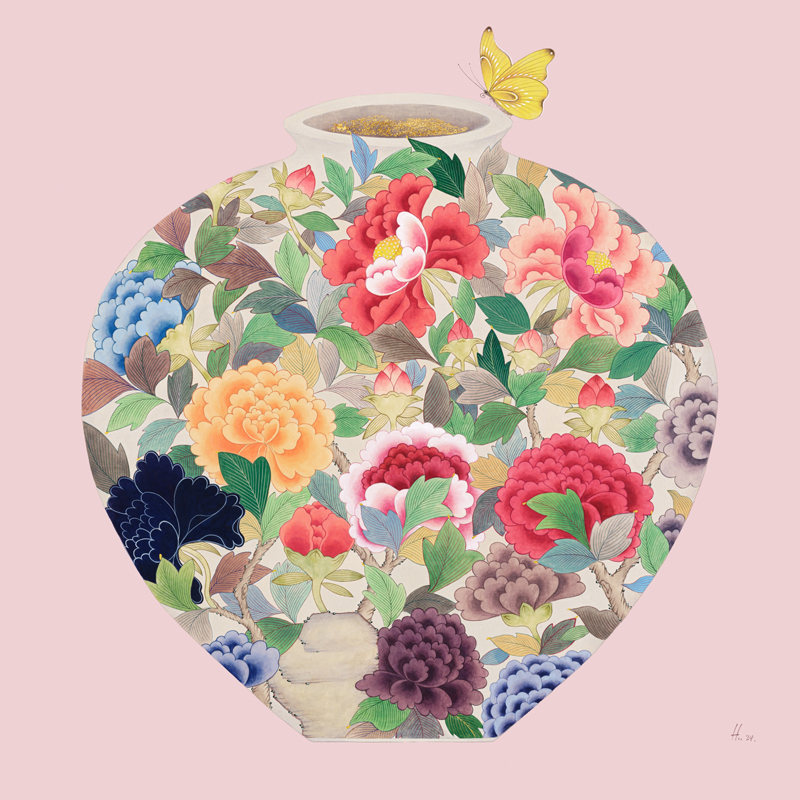 김경희 - 달항아리_화원 華園