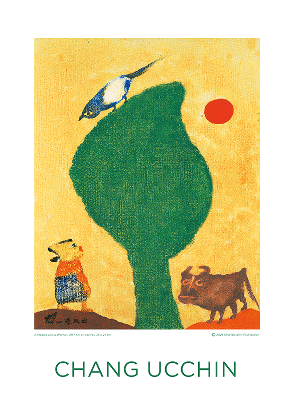 장욱진 - A Magpie and A Woman