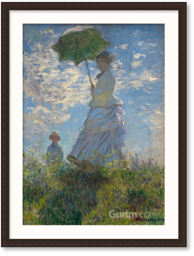 클로드 모네 - Woman With A Parasol-Madame Monet And Her Son