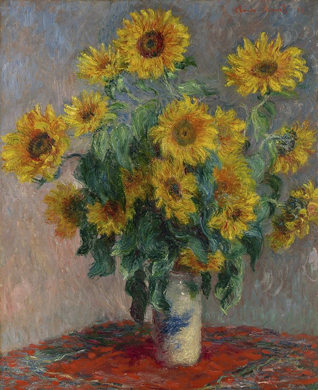 클로드 모네 - Sunflowers, 1881