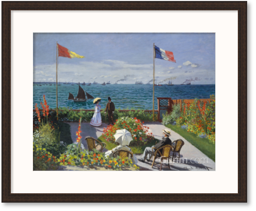 클로드 모네 - Garden at Sainte-Adresse