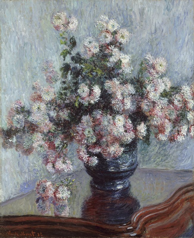 클로드 모네 - Chrysanthemums, 1882