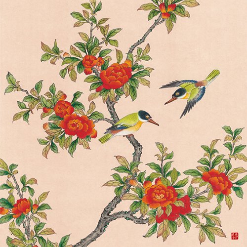 민화가인 - 화조도 S1