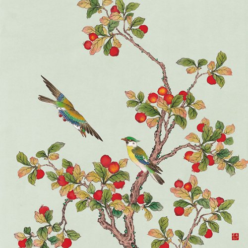 민화가인 - 화조도 S4