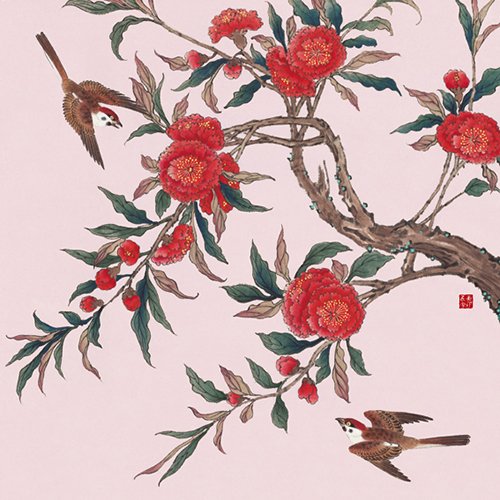 민화가인 - 화조도 S6