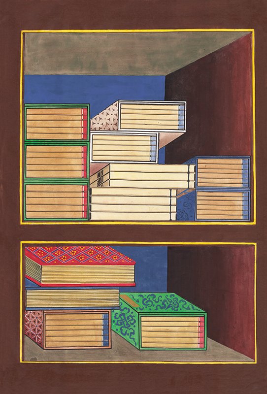 민화가인 - 책가도6폭 6