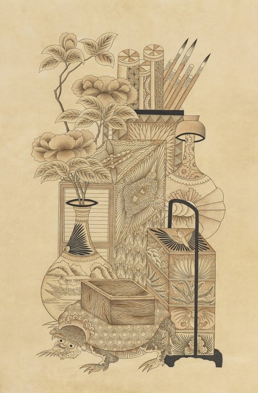 방희원 - 책가도