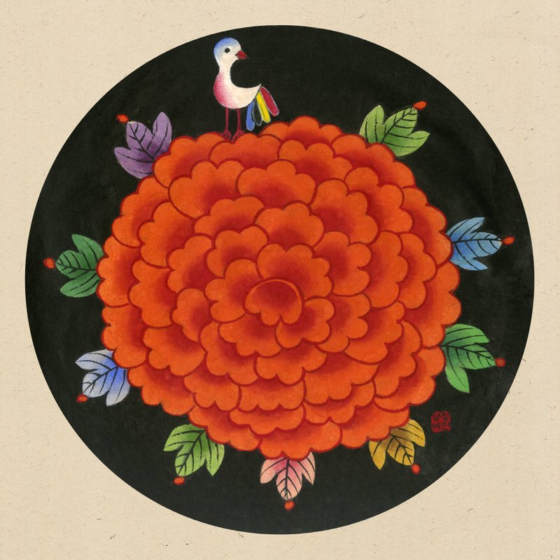 정영애 - 모란 Ⅳ