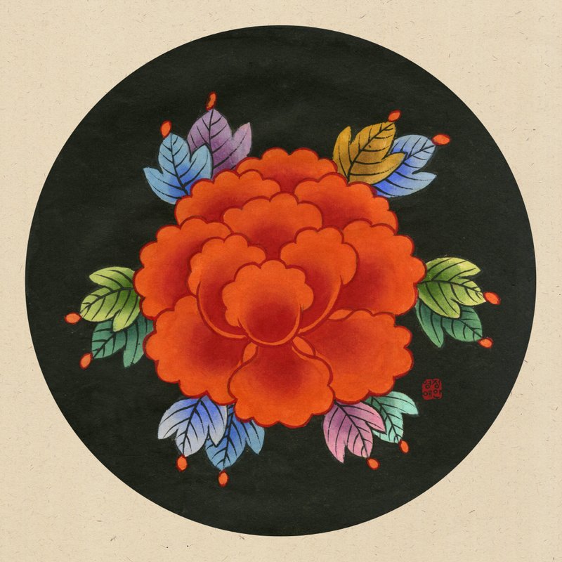 정영애 - 모란 Ⅴ