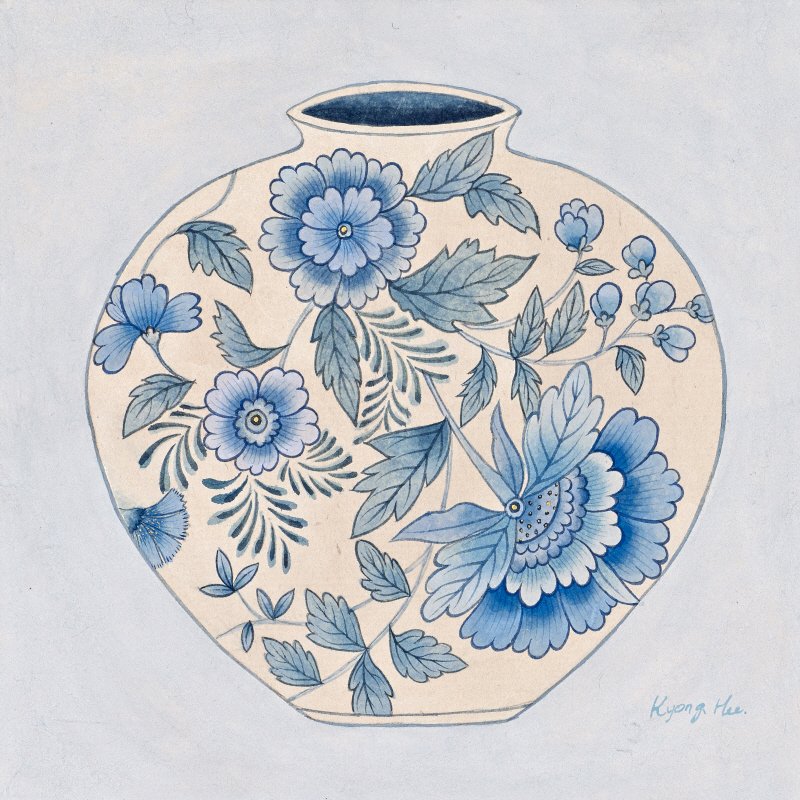 김경희 - 달항아리그림_Blue