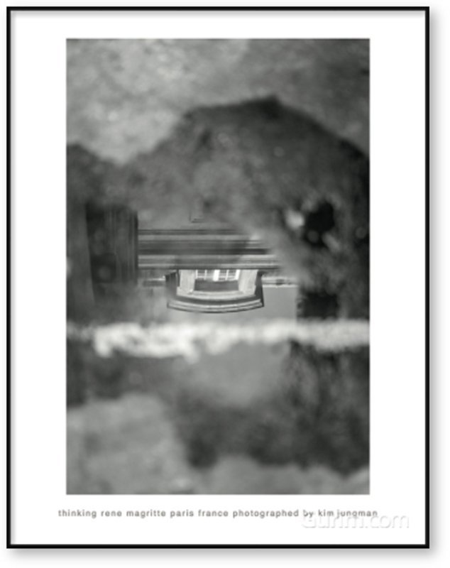 김중만 - Thinking Rene Magritte (Paris France)