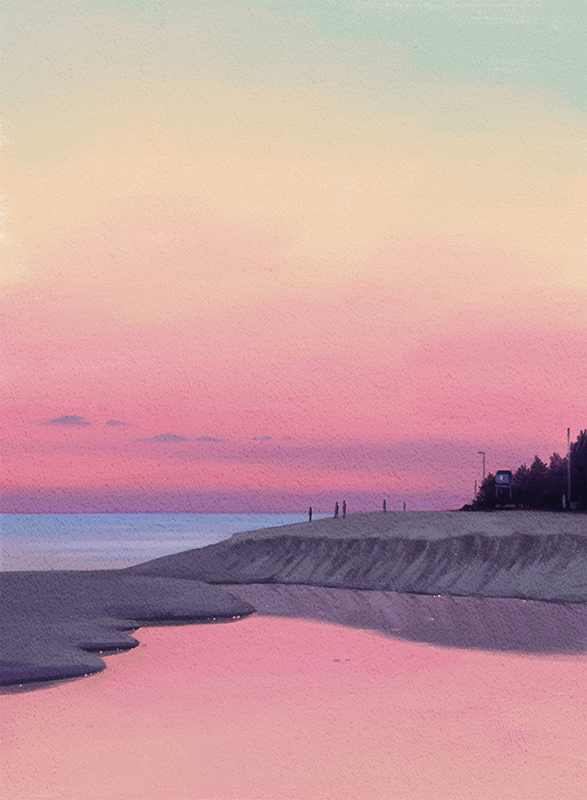 프롬메이 박지영 작가 - 일출을 기다리는 사람들