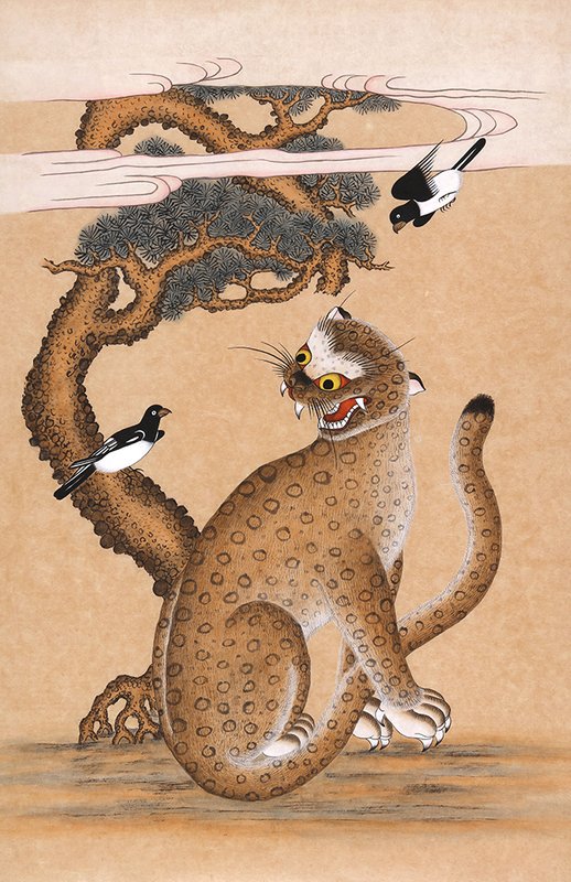 박정은 - 호작도 (까치와 호랑이) Ⅱ