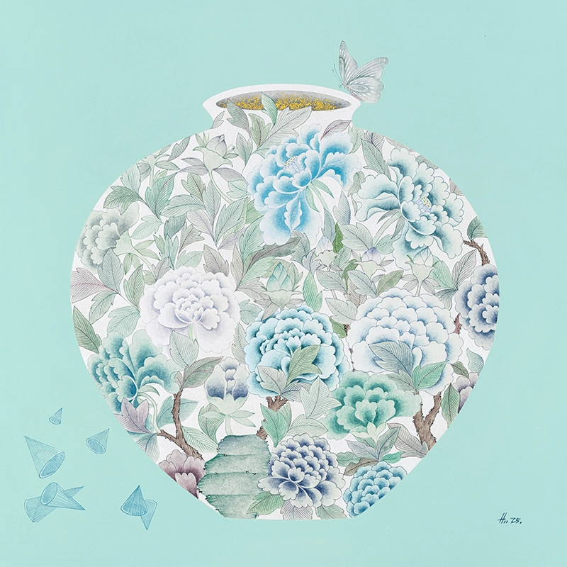 김경희 - 달항아리 영원 映園 Ⅰ