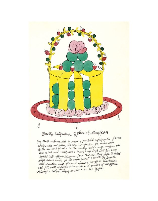 앤디 워홀 - Wild Raspberries By andy Warhol and Suzie Frankfurt, 1959 (Yellow and Green)