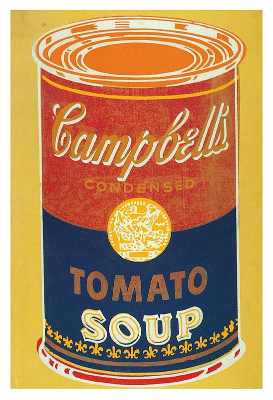 앤디 워홀 - Colored Campbell'S Soup Can, 1965 (Yellow & Blue)