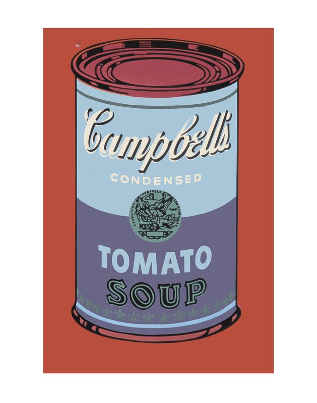 앤디 워홀 - Campbell'S Soup Can, 1965 (Blue & Purple)