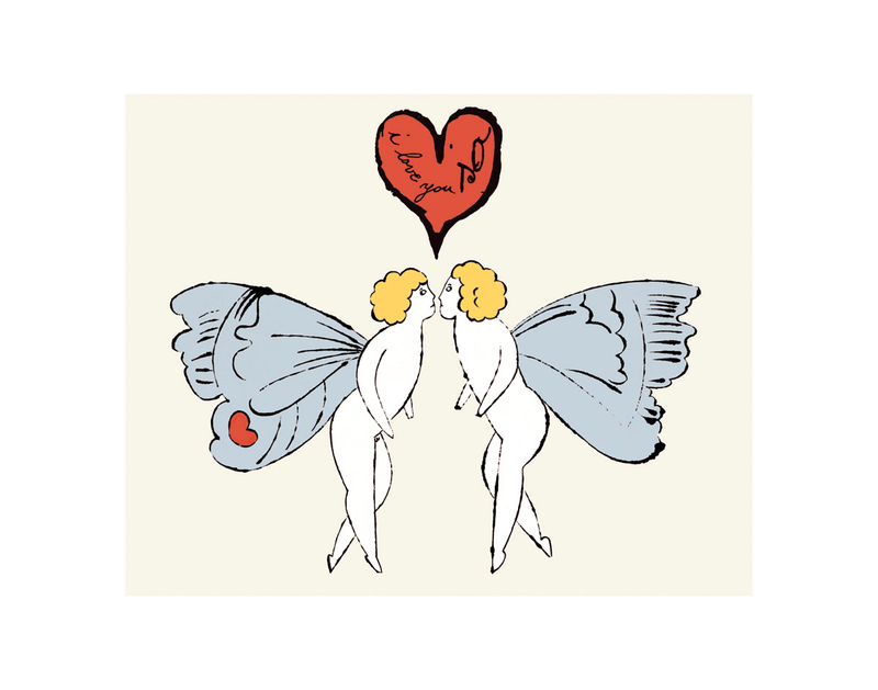 앤디 워홀 - I Love You So, C. 1958 (Angel)
