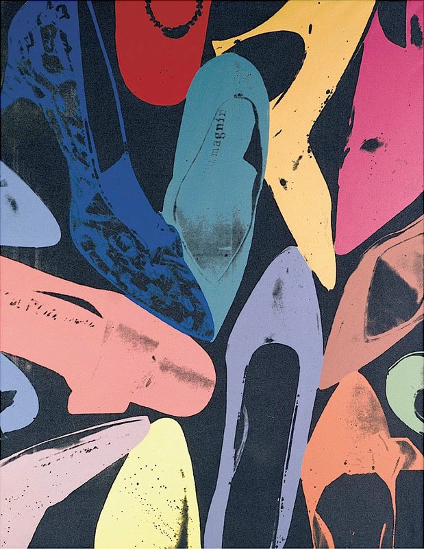 앤디 워홀 - Diamond Dust Shoes, 1980 (Lilac, Blue, Green)