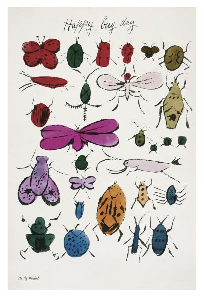 앤디 워홀 - Happy Bug Day, 1954