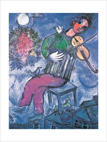 마르크 샤갈 - The Blue Violinist
