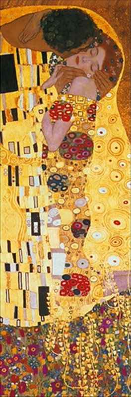 구스타프 클림트 - The Kiss (Der Kuss), detail