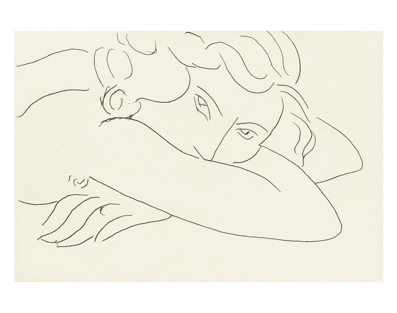 앙리 마티스 - Young Woman with Face Buried in Arms