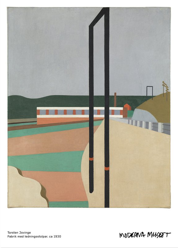 톨스텐 호빈지 - Fabrik med ledningsstolpar
