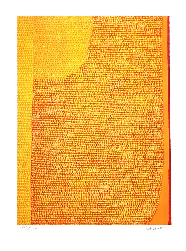 김환기 - 노란달밤 12-V-70