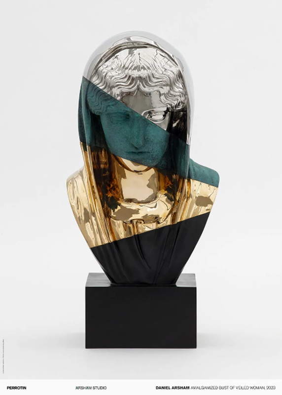다니엘 아샴 - Amalgamized Bust of Veiled Woman, 2023