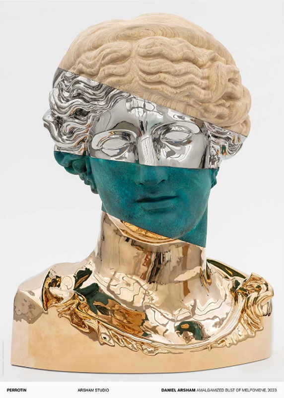 다니엘 아샴 - Amalgamized Bust of Melpomene, 2023