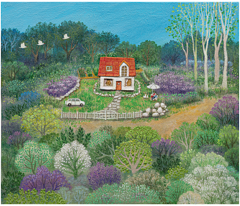 황윤하 - 붉은 지붕으로 지었지