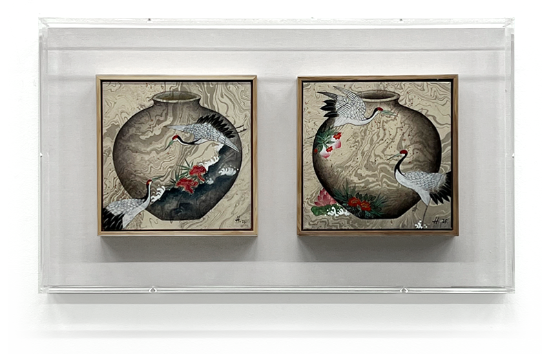 김경희 - 달항아리 십장생 세트