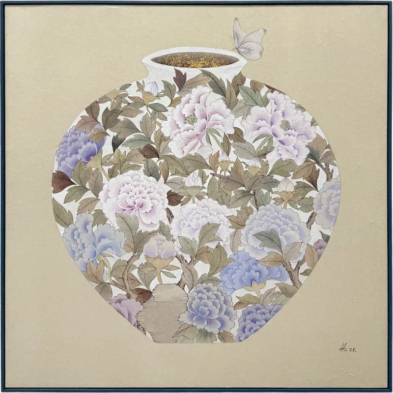 김경희 - 달항아리 영원 映園 Ⅱ