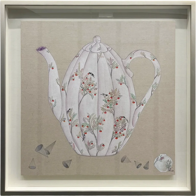 김경희 - 달항아리_감빛 아래의 기도