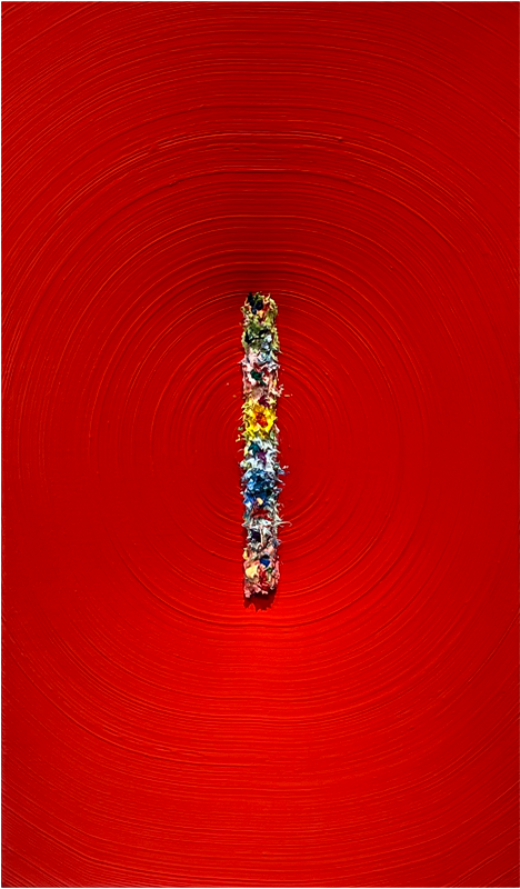 김세중 - 공간의 재구성 (틈에서 스며나오는 붉은빛)