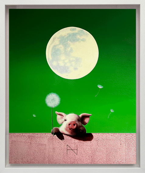 송형노 - Olivia over the Wall (Full Moon, Green Sky, Sponge Wall)