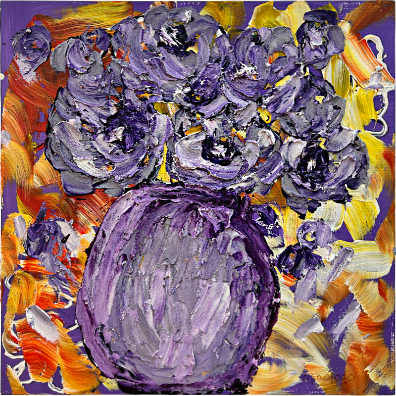 양시영 - 20230027 Dancing Flower-purple 