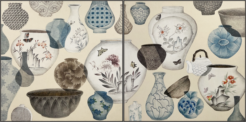 김경희 - 달항아리 담 澹 2023