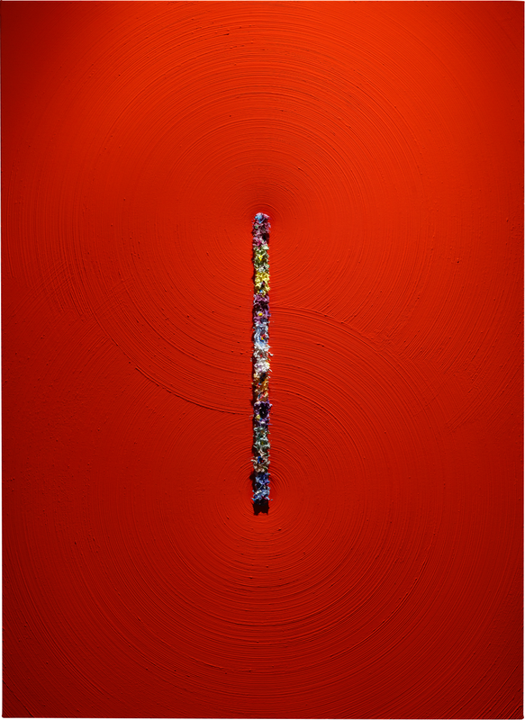 김세중 - 공간의 재구성 (틈에서 스며나오는 붉은빛)