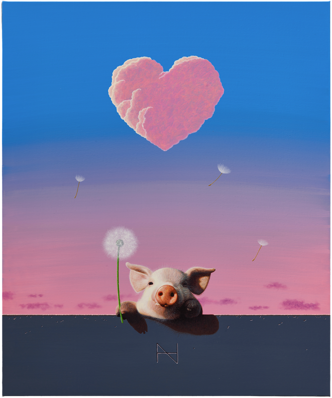 송형노 - Olivia over the Wall (Pink Heart)