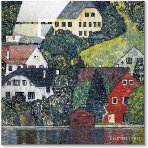 구스타프 클림트 - House at Unterach on the Attersee